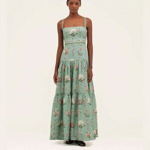 Agua by Agua Bendita's  Lima Orquidea tiered embellished dress $920 size S